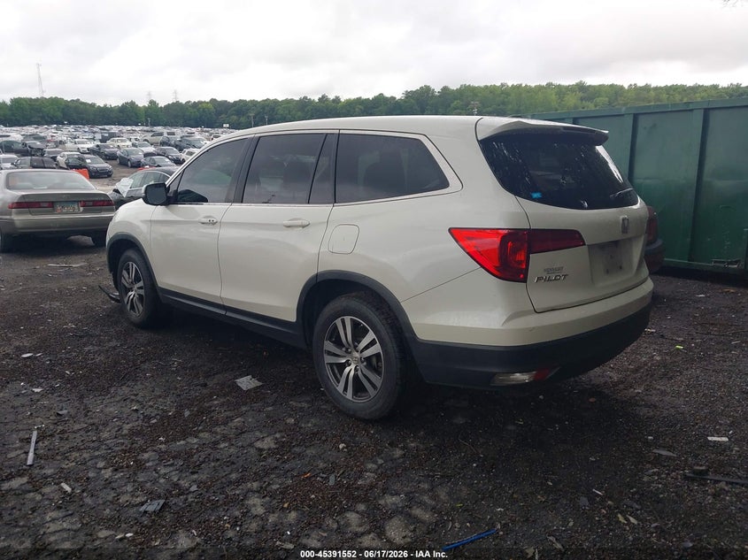 Vin: 5fnyf5h55jb002327, lot: 45889555, honda pilot ex-l 20183