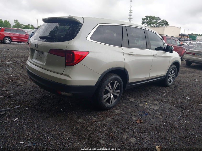 Vin: 5fnyf5h55jb002327, lot: 45889555, honda pilot ex-l 20184