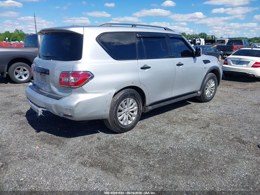 Vin: jn8ay2nd4h9006254, lot: 45889557, nissan armada sv 20174
