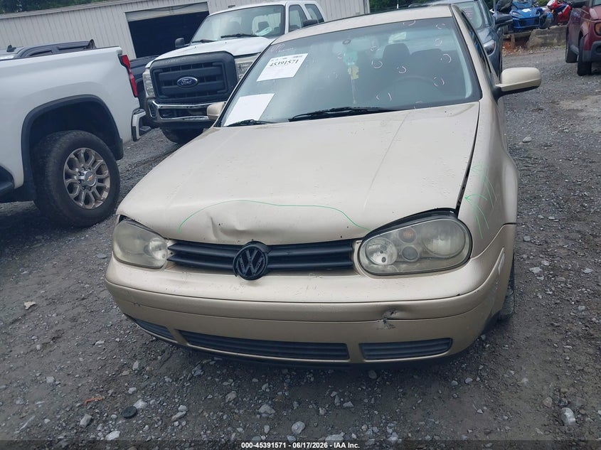 2001 Volkswagen Gti Glx VIN: WVWPG21J21W192257 Lot: 45391571