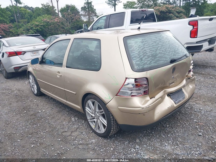 2001 Volkswagen Gti Glx VIN: WVWPG21J21W192257 Lot: 45391571