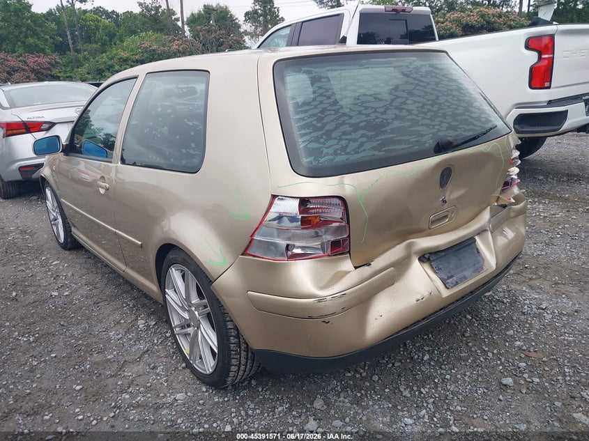 2001 Volkswagen Gti Glx VIN: WVWPG21J21W192257 Lot: 45391571
