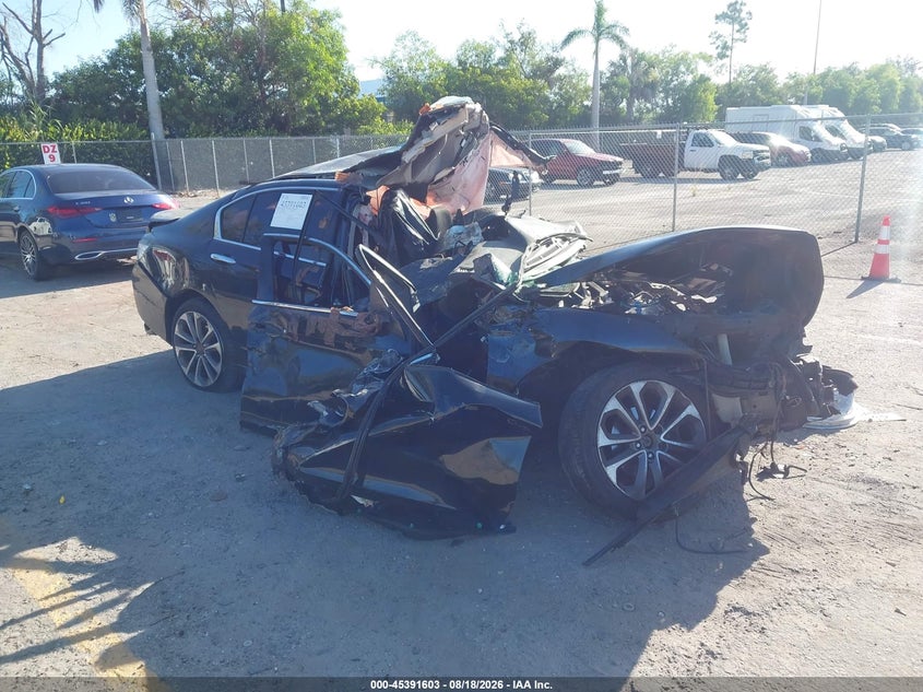 Vin: 1hgcr2f58fa129710, lot: 45889606, honda accord sport 20151