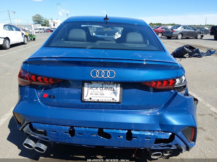 2025 Audi S3 Premium Plus Tfsi Quattro S Tronic VIN: WAUH5DGY2SA060296 Lot: 45391676