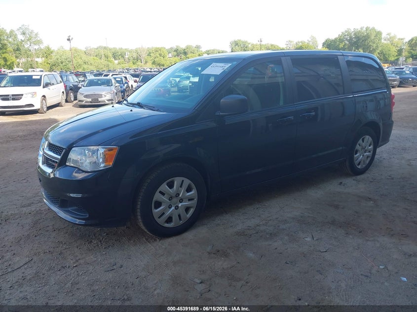 Vin: 2c4rdgbg2jr296581, lot: 45889692, dodge grand caravan se 20182