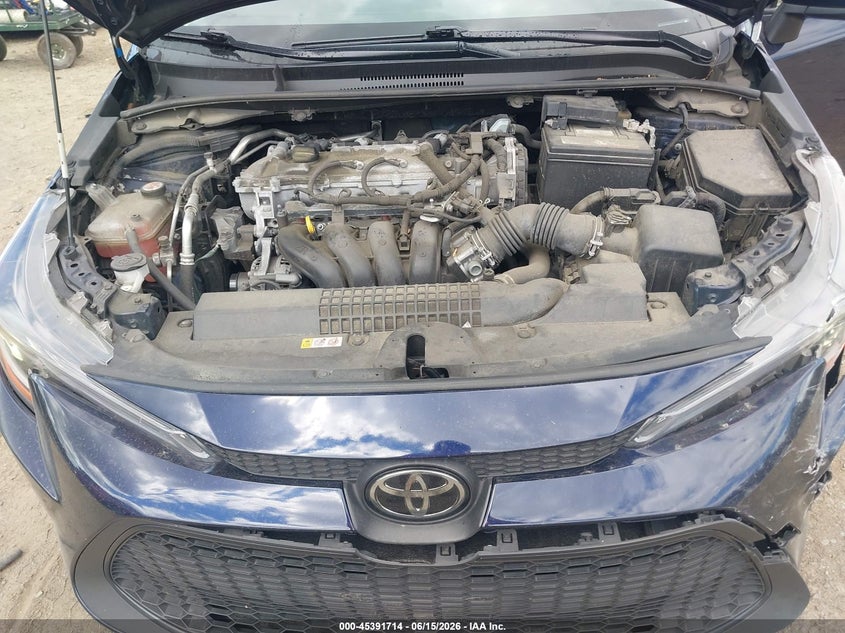 VIN JTDEPMAEXNJ199921 2022 TOYOTA COROLLA LE