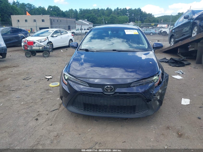 VIN JTDEPMAEXNJ199921 2022 TOYOTA COROLLA LE