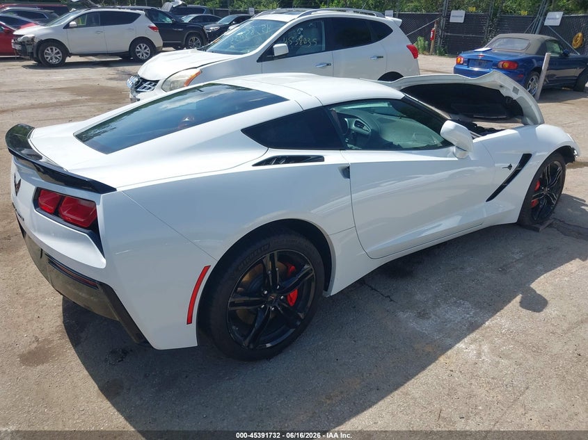 Vin: 1g1yb2d71g5101070, lot: 45889735, chevrolet corvette stingray 20164