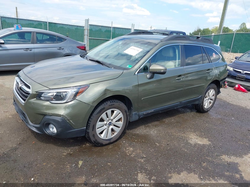 Vin: 4s4bsafc0j3220132, lot: 45889736, subaru outback 2.5i premium 20182