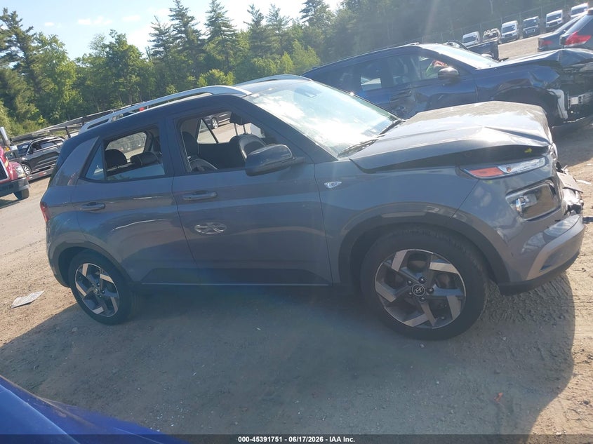2022 Hyundai Venue Limited VIN: KMHRC8A32NU166005 Lot: 45391751