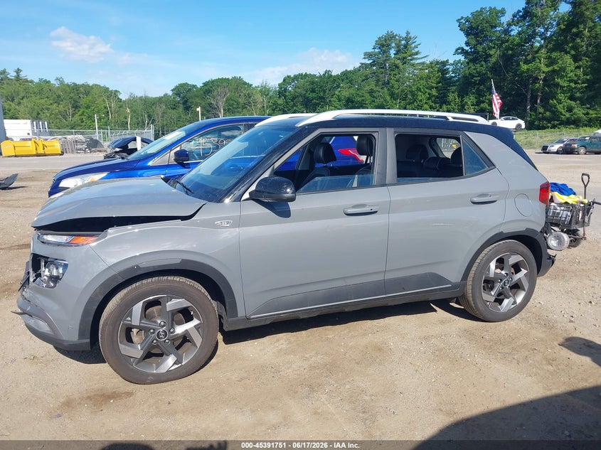 2022 Hyundai Venue Limited VIN: KMHRC8A32NU166005 Lot: 45391751