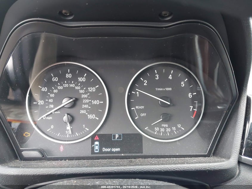 2018 BMW X1 SPORT UTILITY VEHICLE 2.0L I-4 DI, DOHC, VVT, TURBO, 228HP