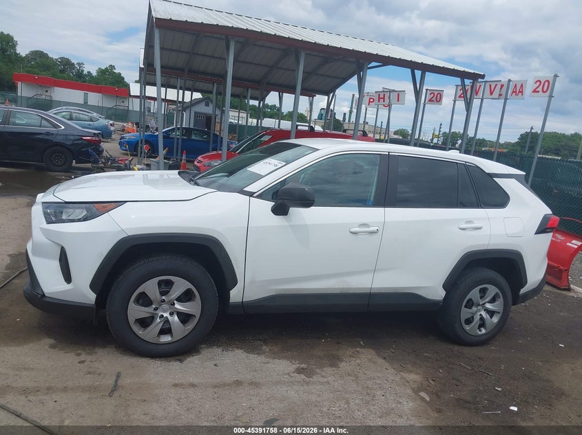 VIN 2T3F1RFV2NC305275 2022 TOYOTA RAV4 LE