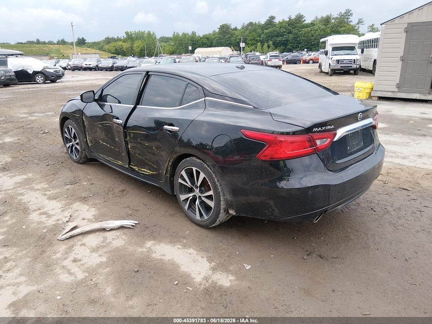Vin: 1n4aa6ap5jc386226, lot: 45889786, nissan maxima 3.5 sv 20183