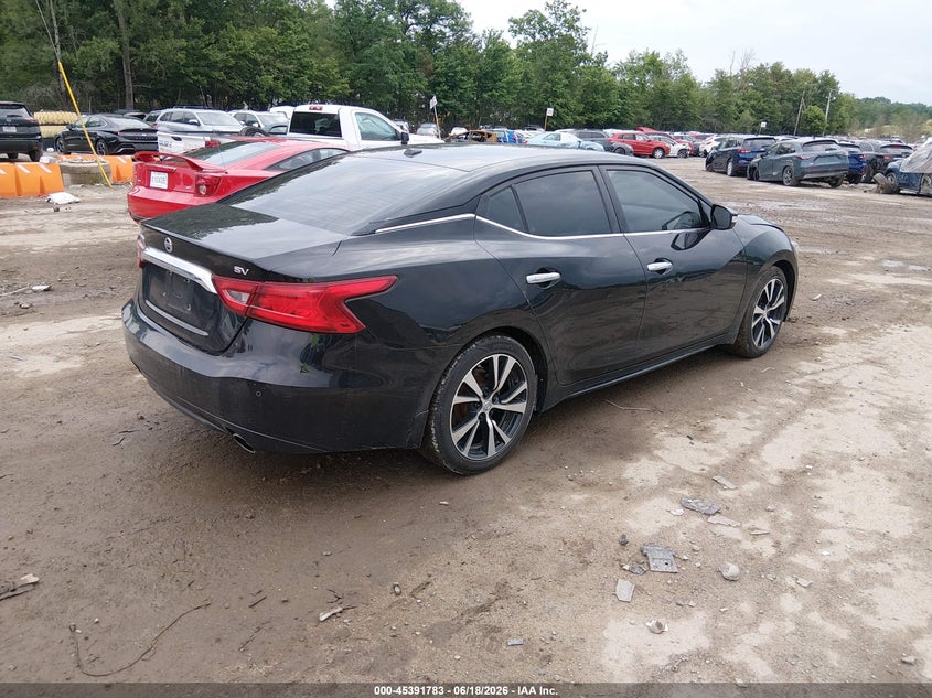 Vin: 1n4aa6ap5jc386226, lot: 45889786, nissan maxima 3.5 sv 20184