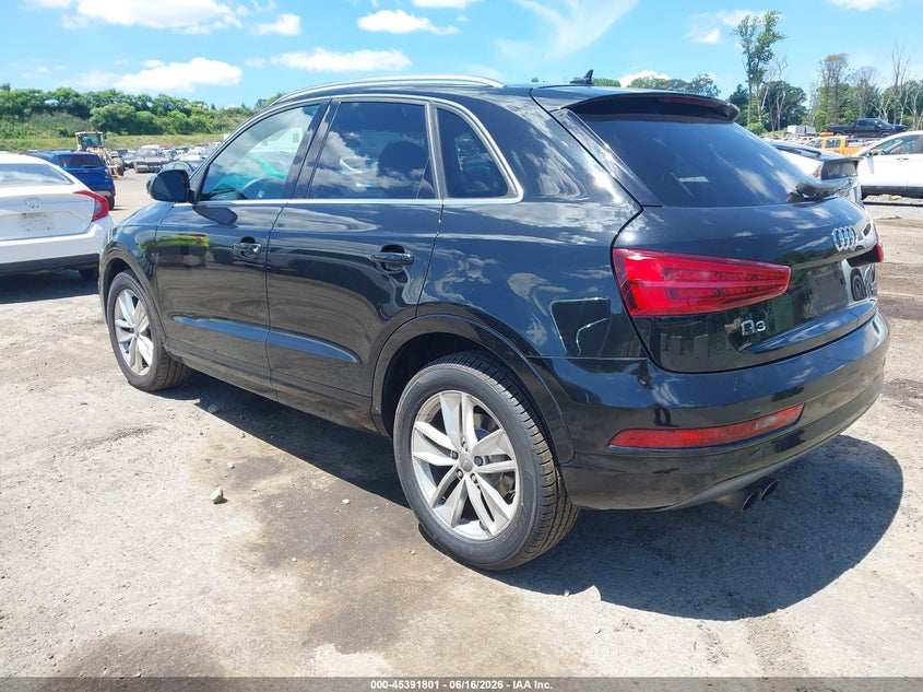 Vin: wa1efcfs7gr004920, lot: 45889803, audi q3 2.0t premium plus 20163
