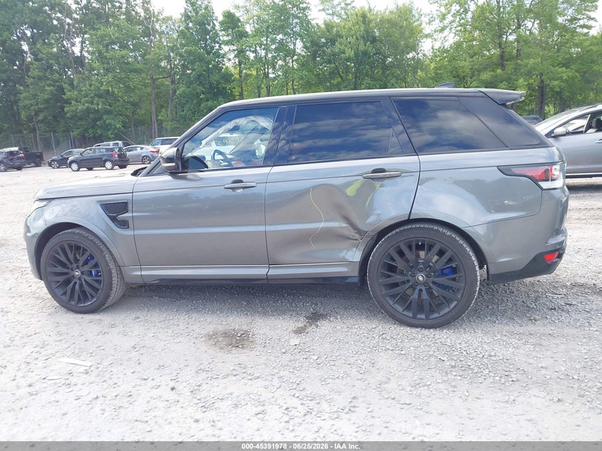 2017 Land Rover Range Rover Sport 5.0L V8 Supercharged Svr VIN: SALWZ2FE2HA142931 Lot: 45391978