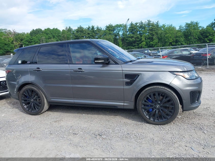 2017 Land Rover Range Rover Sport 5.0L V8 Supercharged Svr VIN: SALWZ2FE2HA142931 Lot: 45391978