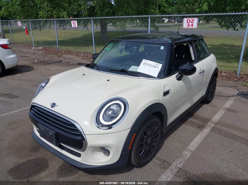 Vin: wmwxr3c0xm2n27553, lot: 45889990, mini hardtop cooper 20212