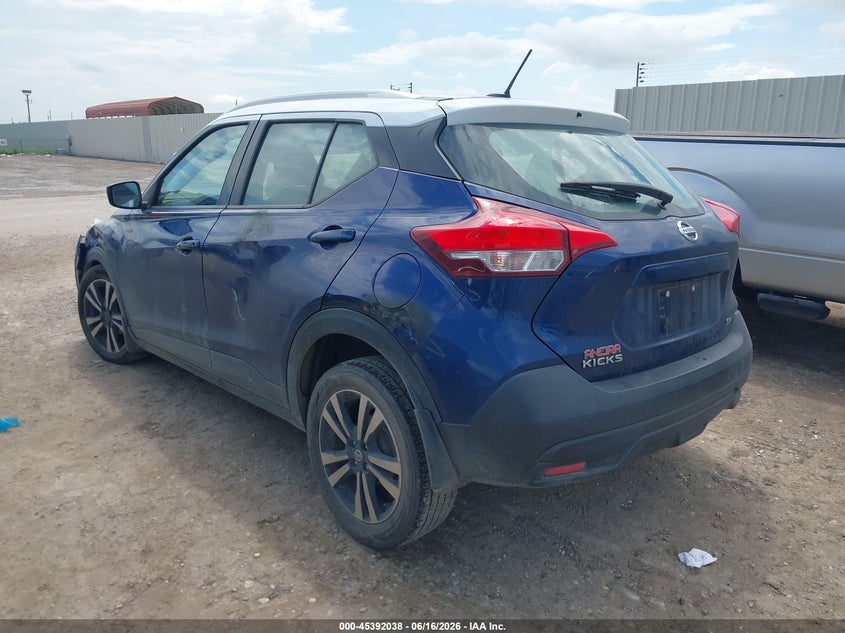 VIN 3N1CP5CU1KL515568 2019 NISSAN KICKS SV