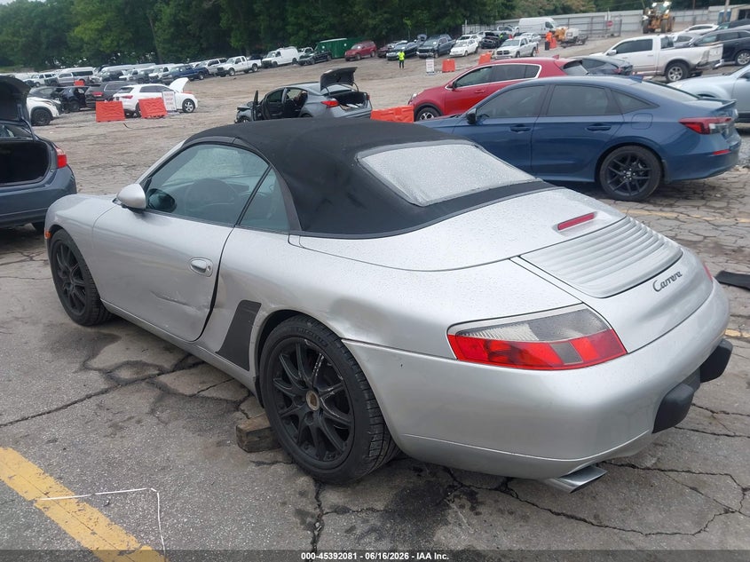 2000 Porsche 911 Carrera/Carrera 4 VIN: WP0CA2997YS650208 Lot: 45392081