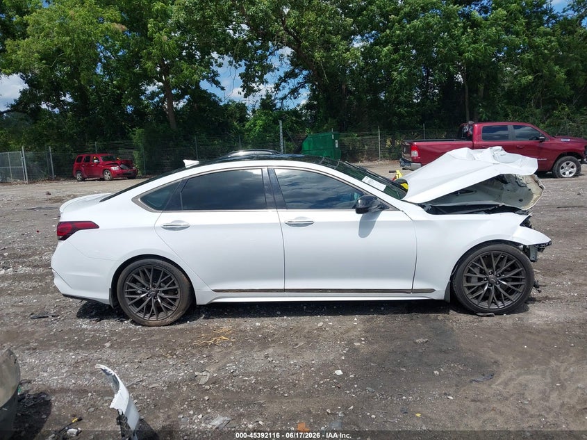 2018 Genesis G80 3.3T Sport VIN: KMHGN4JBXJU241755 Lot: 45392116