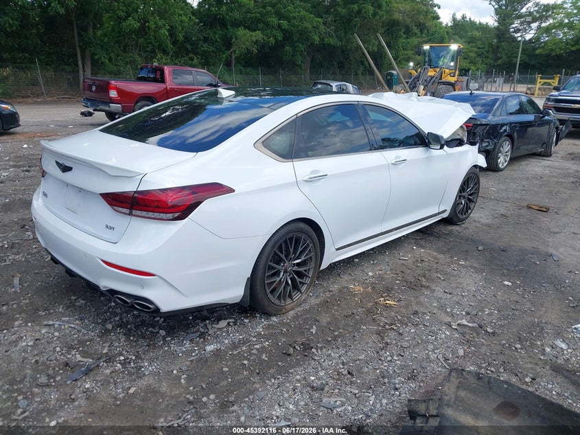 Vin: kmhgn4jbxju241755, lot: 45890119, genesis g80 3.3t sport 20184