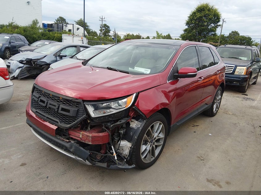 2017 Ford Edge Titanium 2FMPK3K81HBB71374 photo 1