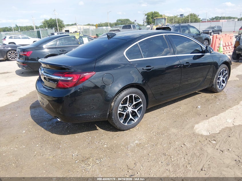 Vin: 2g4gl5ex0h9176262, lot: 45890181, buick regal turbo sport touring 20174