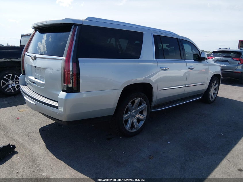 Vin: 1gys4hkj9gr285704, lot: 45890201, cadillac escalade esv luxury collection 20164