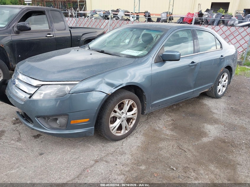 Vin: 3fahp0ha0cr226660, lot: 45890237, ford fusion se 20122