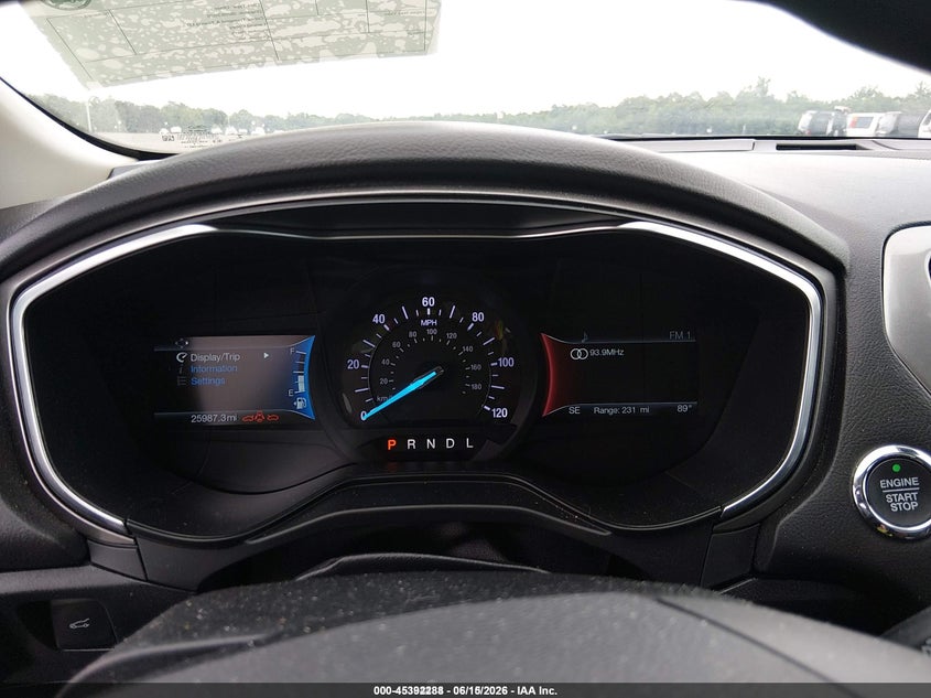 2019 FORD FUSION SEDAN 2.0L I-4 DOHC, VVT, 141HP