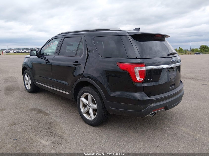 Vin: 1fm5k7dh6kgb28807, lot: 45890309, ford explorer xlt 20193
