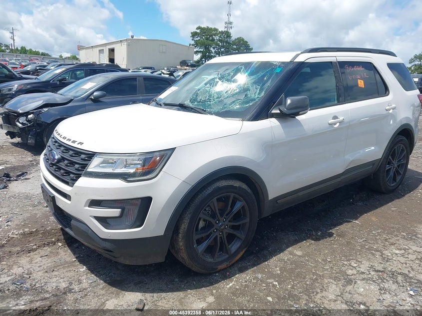 2017 Ford Explorer, Крыша, IAAI, VIN 1FM5K7D83HGE32735 — фото 2