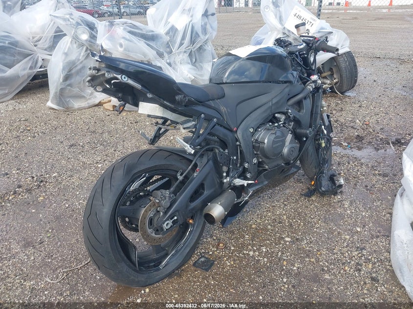 2008 Honda Cbr600 Rr VIN: JH2PC40458M101501 Lot: 45392432