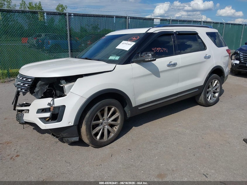 Vin: 1fm5k8f83gga05041, lot: 45890444, ford explorer limited 20162