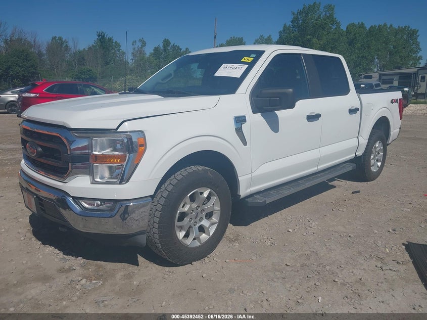 Vin: 1ftfw1e57mfc91618, lot: 45890455, ford f-150 xlt 20212