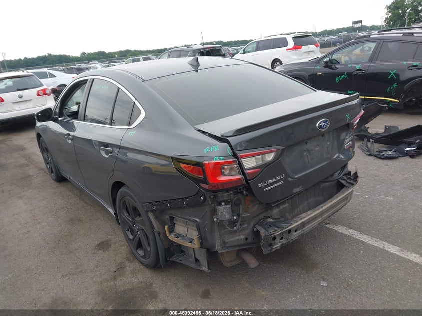 Vin: 4s3bwag6xl3010819, lot: 45890459, subaru legacy sport 20203