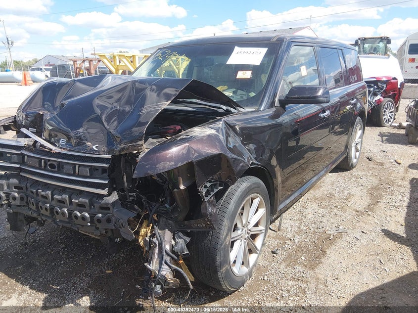 Vin: 2fmgk5d80ebd00659, lot: 45890476, ford flex limited 20142