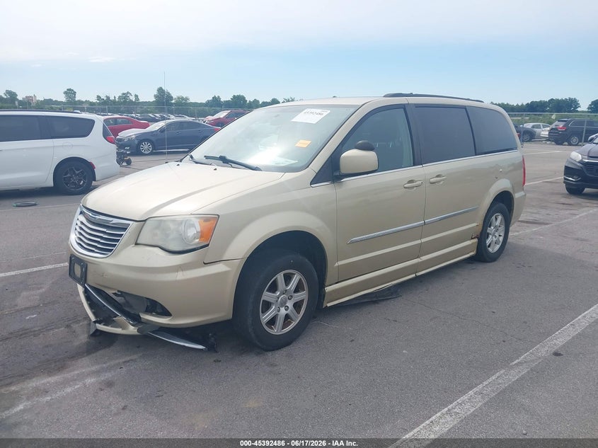 Vin: 2c4rc1bg9cr123952, lot: 45890489, chrysler town & country touring 20122