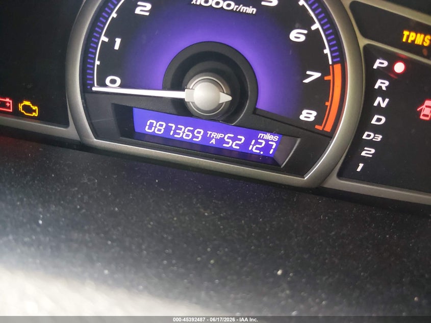 HONDA CIVIC 2009 VIN 19XFA16599E000342