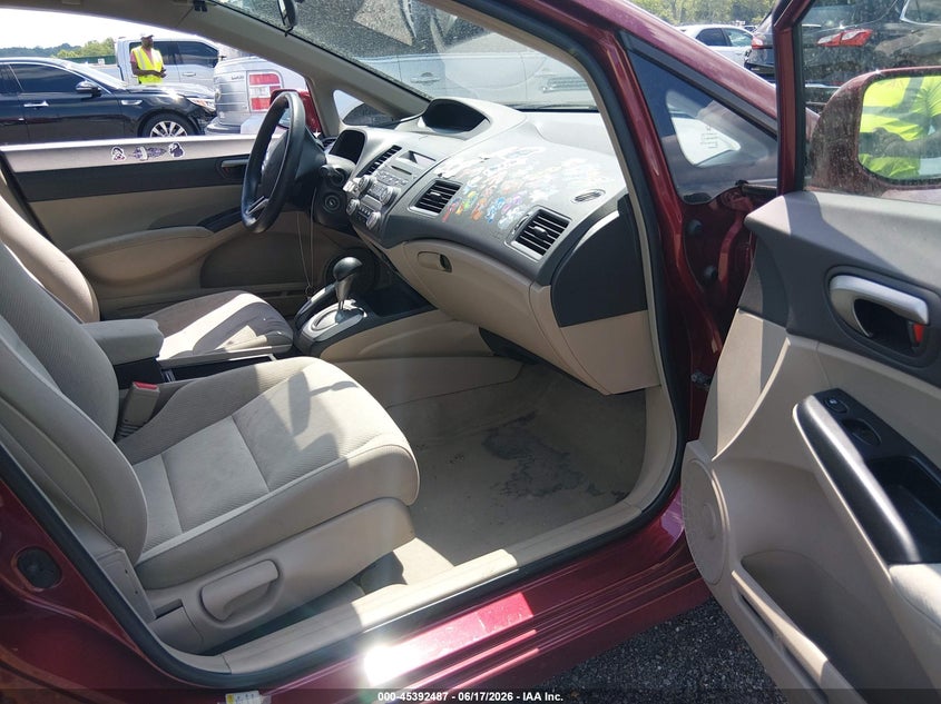 HONDA CIVIC 2009 VIN 19XFA16599E000342