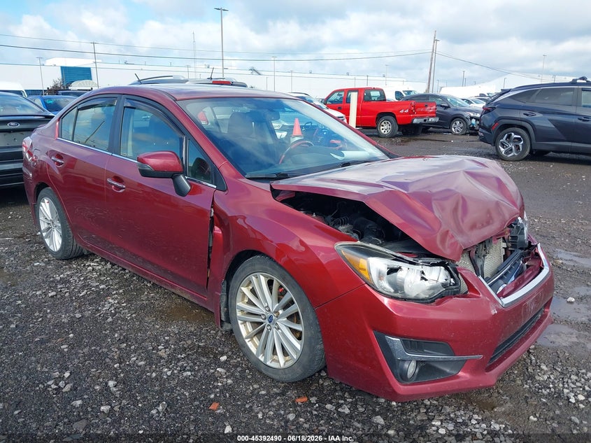 2015 SUBARU IMPREZA SEDAN 2.0L H-4 DOHC, VVT, 148HP