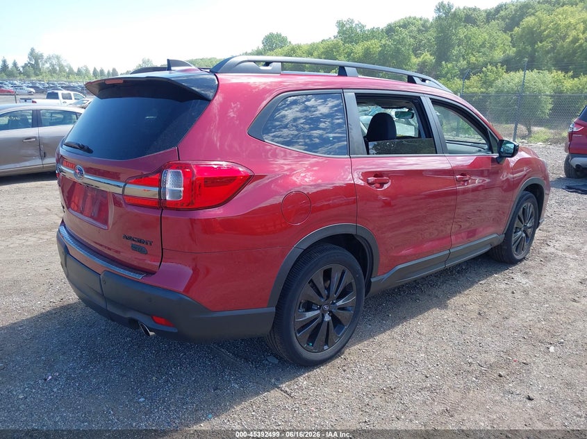 Vin: 4s4wmagd1n3451789, lot: 45890502, subaru ascent onyx edition 20224