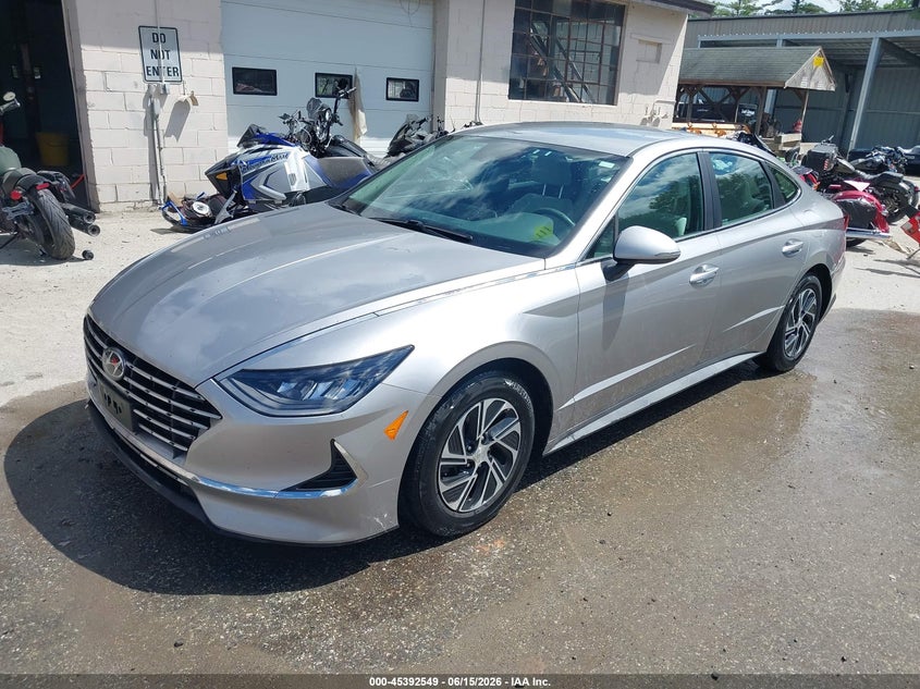 2021 Hyundai Sonata Blue KMHL24JJ1MA030884 photo 1