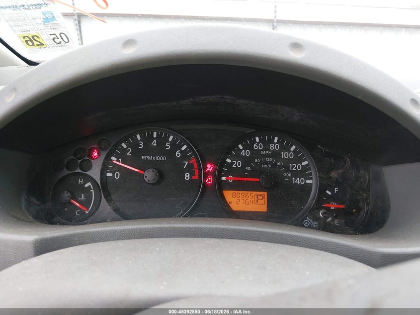 2021 NISSAN NAVARA (FRONTIER) TRUCK 3.8L V-6 DI, DOHC, VVT, 310HP
