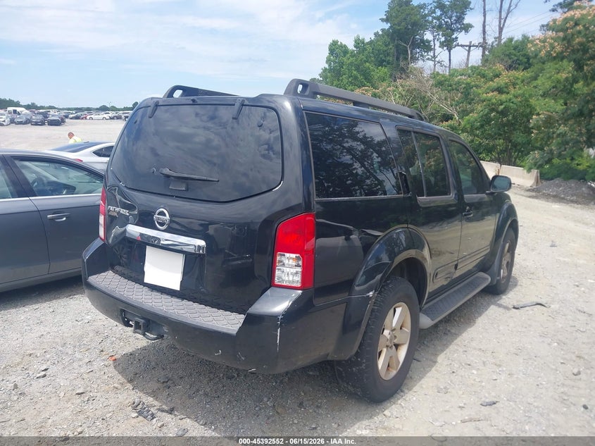 Vin: 5n1ar1nb7cc623558, lot: 45890555, nissan pathfinder sv 20124