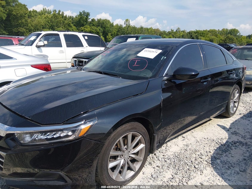 2021 Honda Accord Lx 1HGCV1F16MA043697 photo 1