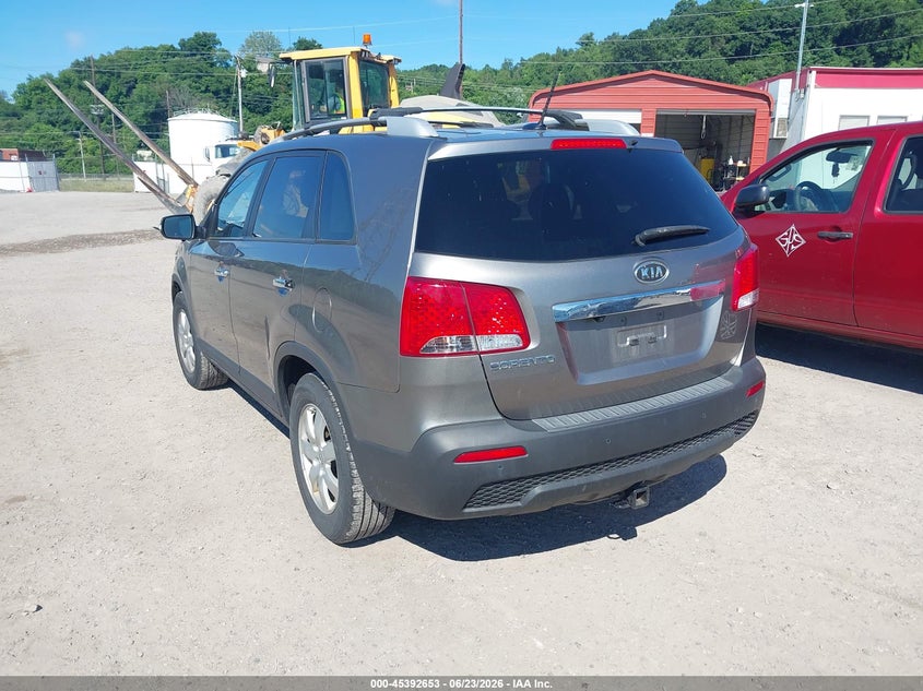 Vin: 5xykt3a62cg230030, lot: 45890657, kia sorento lx 20123