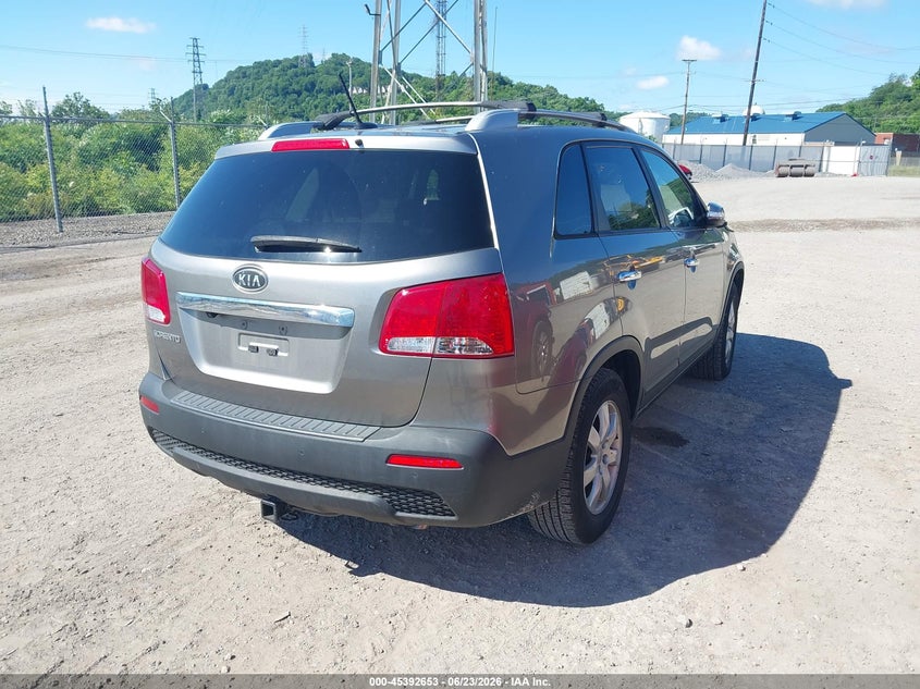 Vin: 5xykt3a62cg230030, lot: 45890657, kia sorento lx 20124